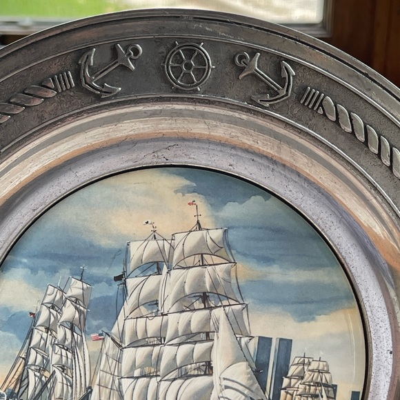 Commemorative plate, tall ships gather in NY harbor 1976 - Picture 5 of 11